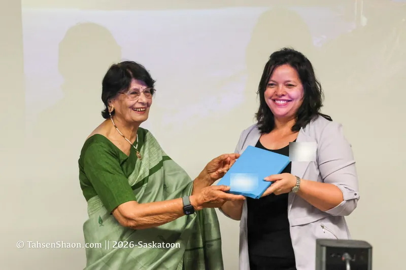 A copy of Change Anesthesiology being presented